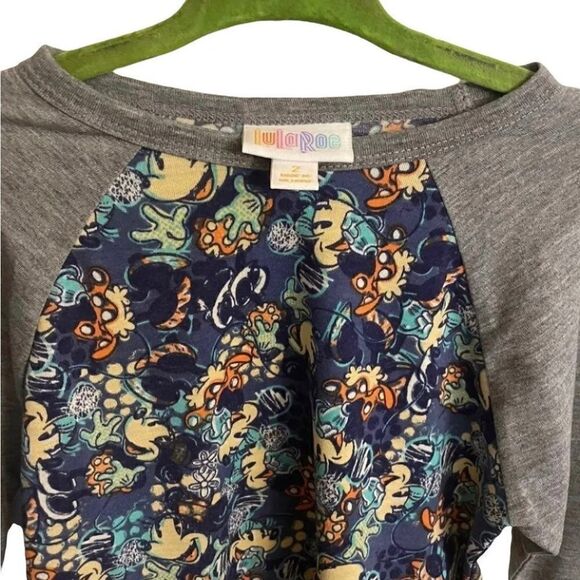 LuLaRoe Size 2 Sloan Kids Top • Baseball Tee Style • Disney’s Minnie Mouse BNWT - Picture 4 of 10